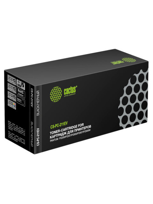 Картридж лазерный CACTUS (CS-PC-211EV) для Pantum P2200/P2207/P2500W/M6500/M6550, ресурс 1600 страниц