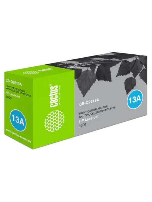 Картридж лазерный CACTUS (CS-Q2613A) для HP LaserJet 1300/1300N, ресурс 2500 стр.