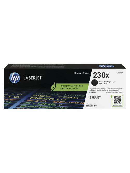 Картридж лазерный HP (W2300X) Color LaserJet Pro 4303/4203, № 230X, черный, оригинальный, ресурс 7500 страниц