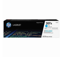 Картридж лазерный HP (W2211X) Color LJ M282/M283/M255, №207X, голубой, оригинальный, ресурс 2450 страниц