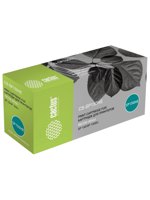 Картридж лазерный CACTUS (CS-SP150HE) для RICOH SP150/SP150w/SP150SU/SP150SUw, ресурс 1500 стр.
