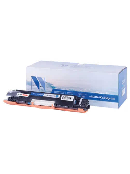 Картридж лазерный NV PRINT (NV-CE311A/729C) для HP M175nw/CP1025nw/CANON LBP7010C, голубой, ресурс 1000 страниц