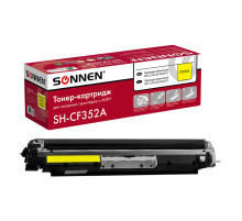 Картридж лазерный SONNEN (SH-CF352A) для HP CLJ Pro M176/M177 ВЫСШЕЕ КАЧЕСТВО, желтый, 1000 страниц, 363952