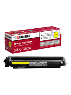 Картридж лазерный SONNEN (SH-CF352A) для HP CLJ Pro M176/M177 ВЫСШЕЕ КАЧЕСТВО, желтый, 1000 страниц, 363952