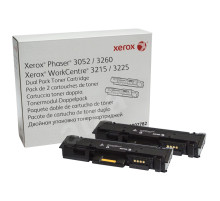 Картридж лазерный XEROX (106R02782) WC 3225/Phaser 3052/3260, оригинальный, КОМПЛЕКТ 2 шт., ресурс 2х3000 страниц