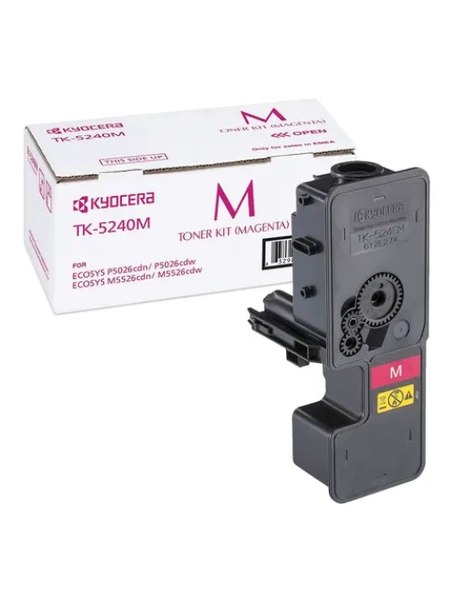 Тонер-картридж KYOCERA (TK-5240M) P5026cdn/w/M5526cdn/w, ресурс 3000 стр., цвет пурпурный, оригинальный, 1T02R7BNL0