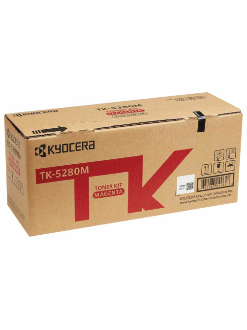 Тонер-картридж KYOCERA (TK-5280M) M6235cidn/M6635cidn/P6235cdn, пурпурный, ресурс 11000 страниц, оригинальный, 1T02TWBNL0