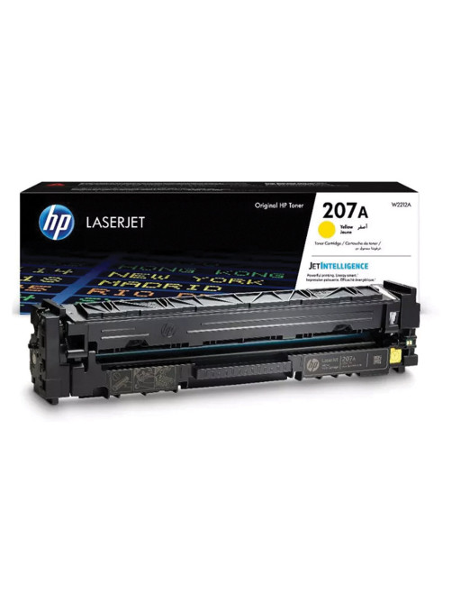 Картридж лазерный HP (W2212A) Color LJ M282/M283/M255, №207A, желтый, оригинальный, ресурс 1250 страниц