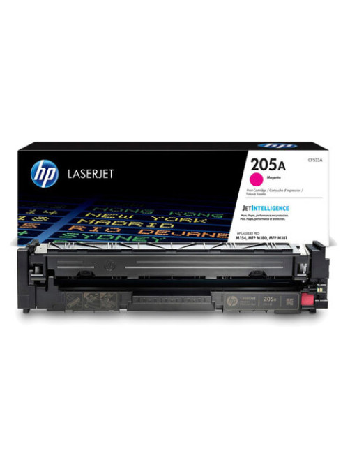 Картридж лазерный HP (CF533A) LaserJet Pro M180/M181, №205A, пурпурный, оригинальный, ресурс 900 страниц