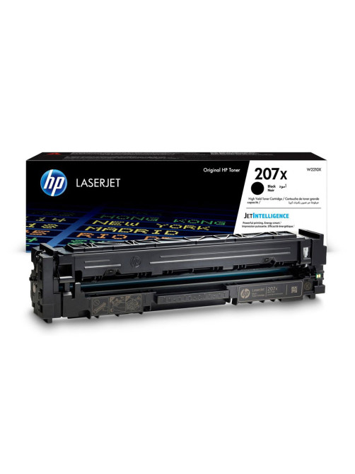 Картридж лазерный HP (W2210X) Color LJ M282/M283/M255, №207X, черный, оригинальный, ресурс 3150 страниц