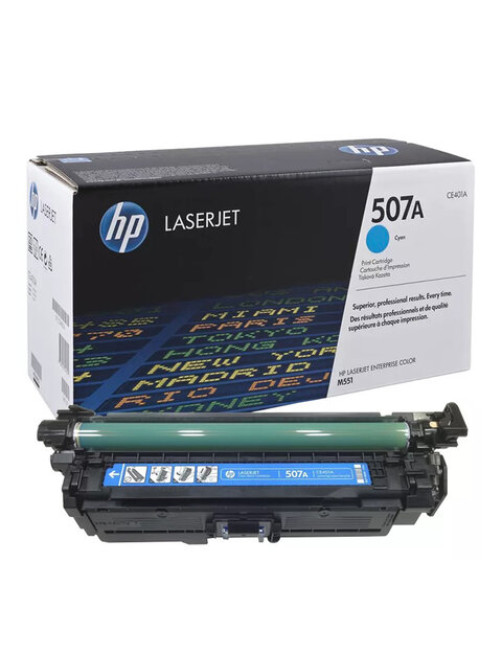 Картридж лазерный HP (CE401A) LaserJet Pro M570dn/M570dw, №507A, голубой, оригинальный, ресурс 6000 страниц