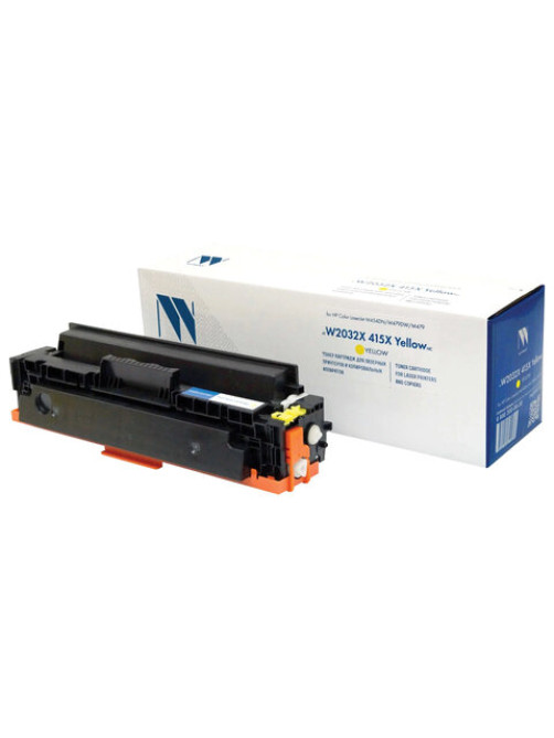 Картридж лазерный NV PRINT (NV-W2032X) для HP Color LaserJet M454dn/M454dw, желтый, ресурс 6000 страниц