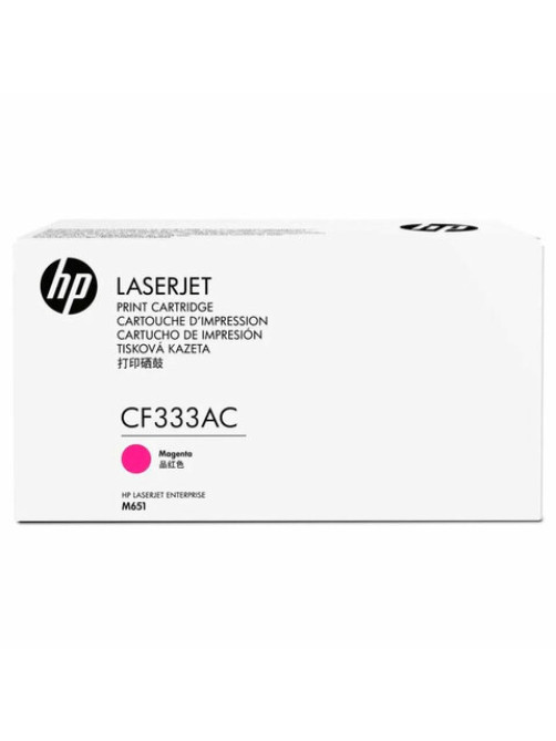 Картридж лазерный HP (CF333A) LaserJet M651n/M651dn/M651xh, №654A, пурпурный, оригинальный, ресурс 15000 страниц