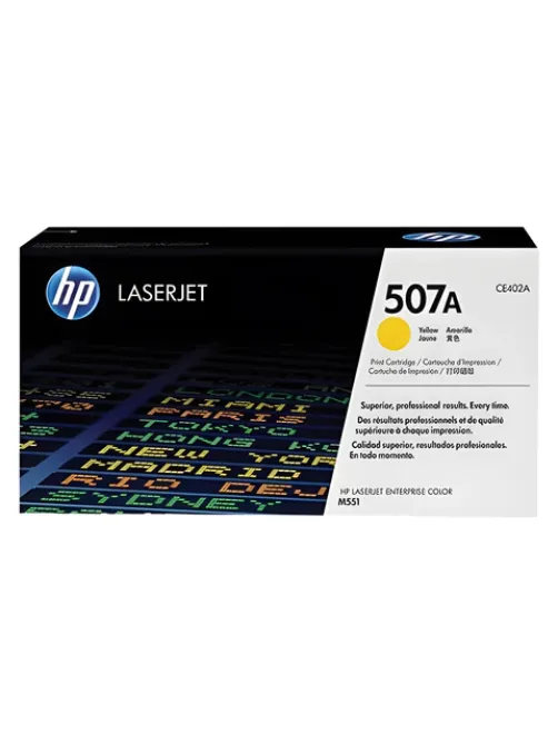 Картридж лазерный HP (CE402A) LaserJet Pro M570dn/M570dw, №507A, желтый, оригинальный, ресурс 6000 страниц