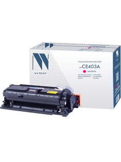 Картридж лазерный NV PRINT (NV-CE403A) для HP LaserJet Pro M570dn/M570dw, пурпурный, ресурс 6000 стр.