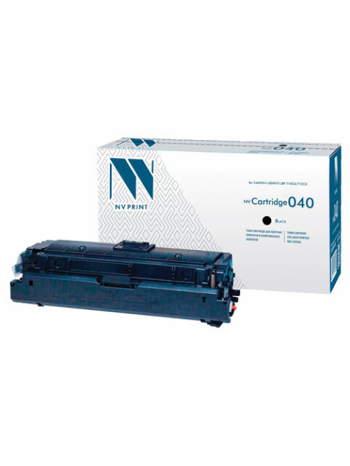 Картридж лазерный NV PRINT (NV-040BK) для Canon i-SENSYS LBP 710Cx/712Cx, черный, ресурс 6300 страниц, NV-040Bk