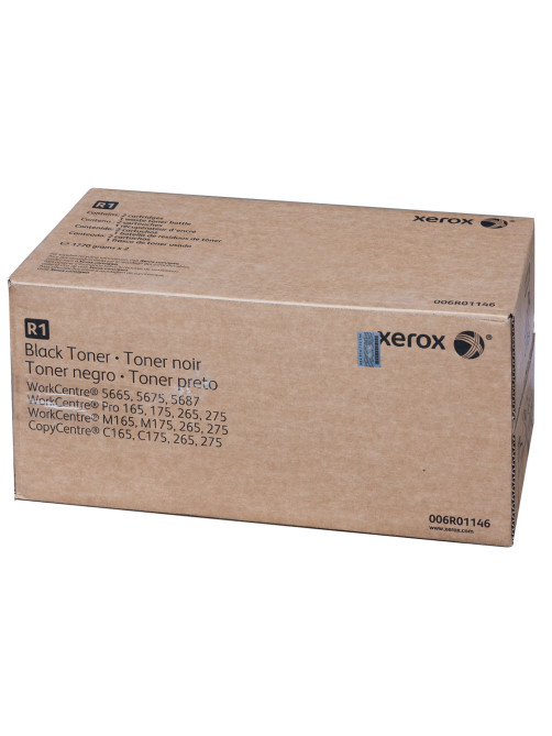 Тонер-картридж XEROX (006R01146) WorkCentre 5665/5675/5687, оригинальный, КОМПЛЕКТ 2 штуки, ресурс 2х45000 страниц