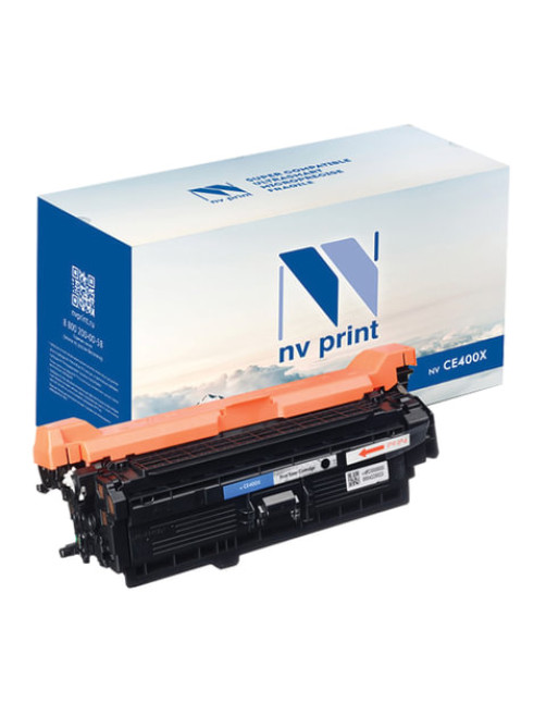 Картридж лазерный NV PRINT (NV-CE400X) для HP LaserJet Pro M570dn/M570dw, черный, ресурс 11000 стр.