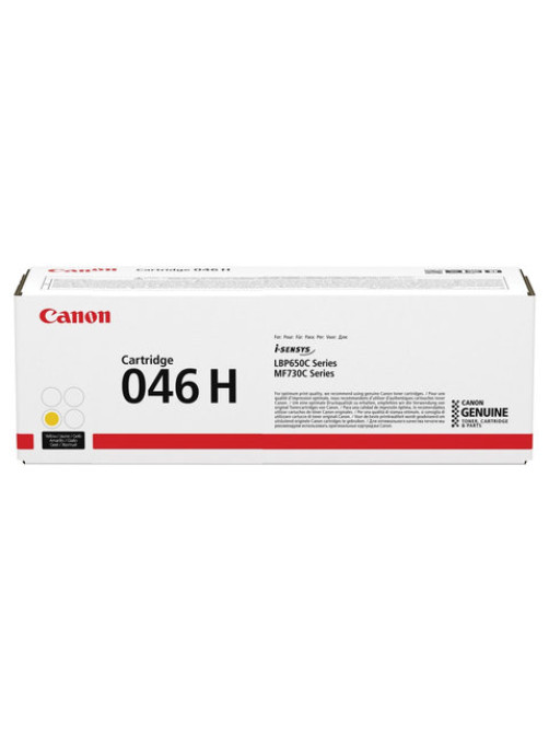 Картридж лазерный CANON (046HY) i-SENSYS LBP653Cdw/654Cx/MF732Cdw/734Cdw, желтый, ресурс 5000 страниц, оригинальный, 1251C002