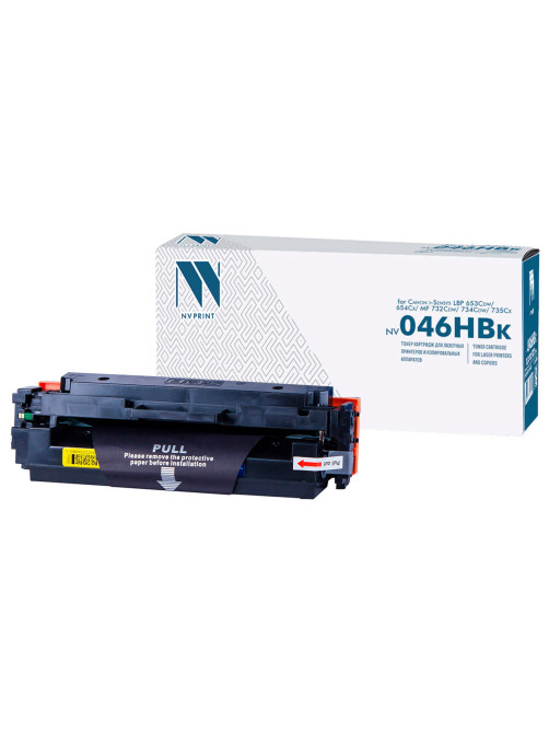 Картридж лазерный NV PRINT (NV-046HB) для CANON LBP653Cdw/654Cx/MF732Cdw, черный, ресурс 6300 страниц