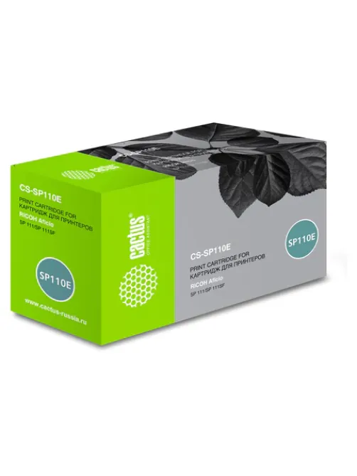 Картридж лазерный CACTUS (CS-SP110E) для RICOH SP 110E/SP 111/SP 111SU/SP 111SF, ресурс 2000 стр.