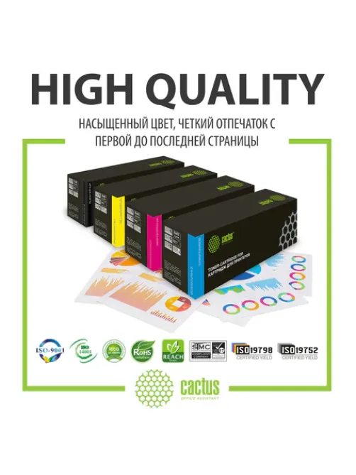 Картридж лазерный CACTUS (CSP-W2411A) для HP Color LaserJet Pro M155/M182nw, голубой, ресурс 850 страниц