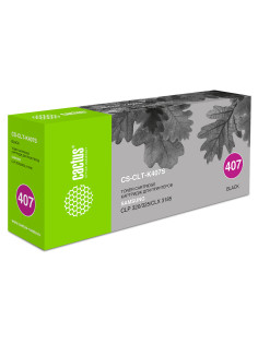 Картридж лазерный CACTUS (CS-CLT-K407S) для SAMSUNG CLP-320/325/N, черный, ресурс 1500 страниц