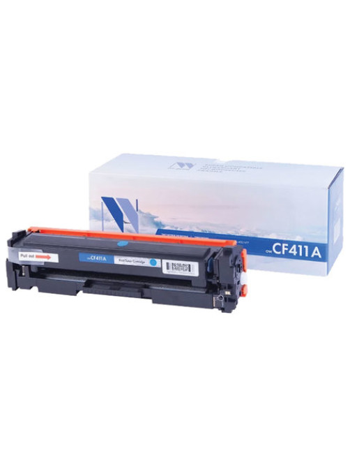 Картридж лазерный NV PRINT (NV-CF411A) для HP M377dw/M452nw/M477fdn/M477fdw, голубой, ресурс 2300 страниц