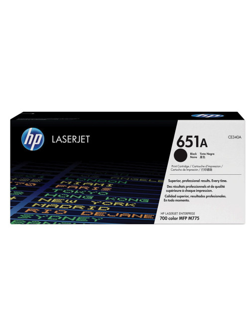 Картридж лазерный HP (CE340A) CLJ Enterprise 700 M775dn/f/z, №651A, черный, оригинальный, ресурс 13500 страниц