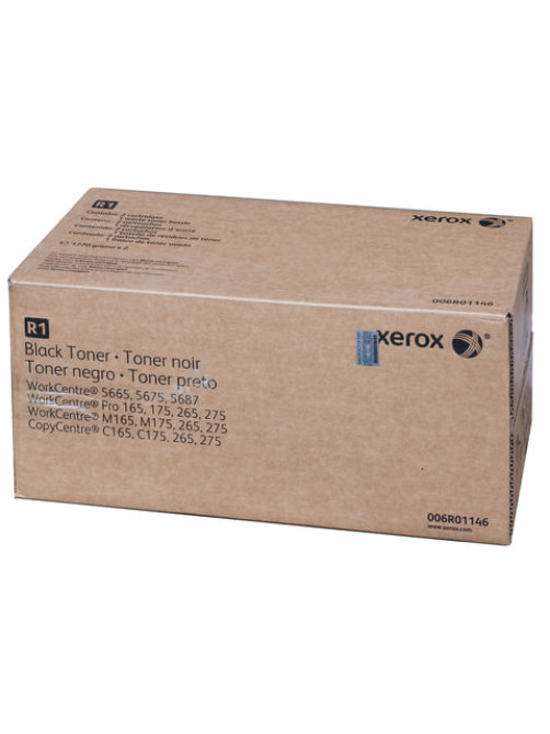 Тонер-картридж XEROX (006R01146) WorkCentre 5665/5675/5687, оригинальный, КОМПЛЕКТ 2 штуки, ресурс 2х45000 страниц
