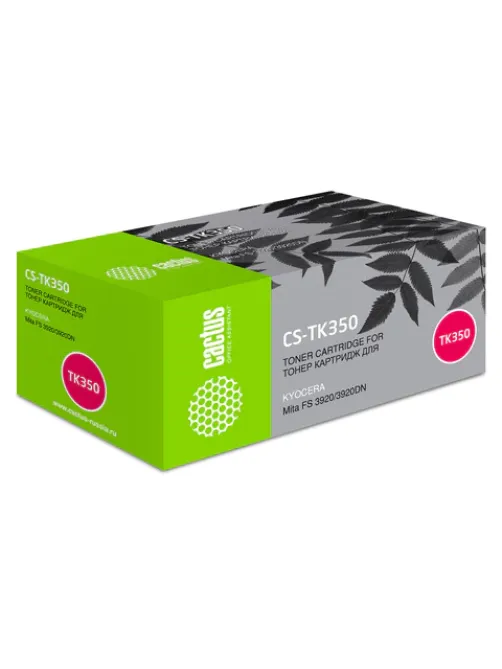 Тонер-картридж CACTUS (CS-TK350) для KYOCERA FS-3920DN, ресурс 15000 стр.