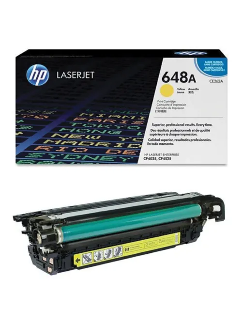 Картридж лазерный HP (CE262A) ColorLaserJet CP4025/4525, №647A, желтый, оригинальный, ресурс 11000 страниц