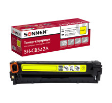 Картридж лазерный SONNEN (SH-CB542A) для HP CLJ CP1215/1515 ВЫСШЕЕ КАЧЕСТВО, желтый, 1400 страниц, 363956