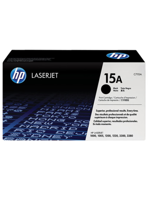 Картридж лазерный HP (C7115А) LaserJet 1000/1200/3300/3380 и другие, №15А, оригинальный, 2500 стр., С7115А