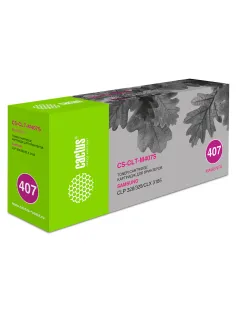 Картридж лазерный CACTUS (CS-CLT-M407S) для SAMSUNG CLP-320/325/N, пурпурный, ресурс 1000 страниц