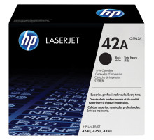 Картридж лазерный HP (Q5942А) LaserJet 4250/4350 и другие, №42А, оригинальный, ресурс 10000 страниц, Q5942A