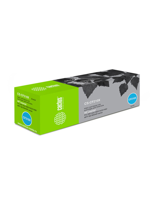 Картридж лазерный CACTUS (CS-CF210X) для HP LaserJet Pro 200 M276n/M276nw, черный, ресурс 2400 стр.