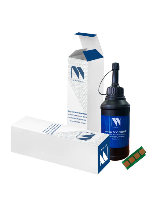 Заправочный комплект NV PRINT (NV- PC-211) для Pantum P2200/P2207/P2507/P2500W (тонер+чип) 1600 страниц, NV- PC-211/box
