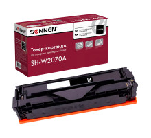 Картридж лазерный SONNEN (SH-W2070A) для HP CLJ 150/178 ВЫСШЕЕ КАЧЕСТВО, черный, 1000 страниц, 363966