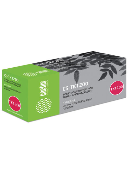 Картридж лазерный CACTUS (CS-TK1200) для KYOCERA P2335/M2235/M2735/M2835, ресурс 3000 стр.