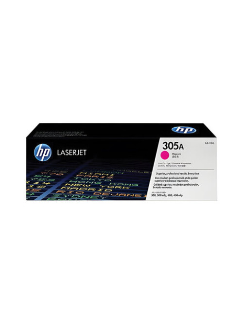 Картридж лазерный HP (CE413A) CLJ Pro M351/M451, №305A, пурпурный, оригинальный, ресурс 2600 страниц