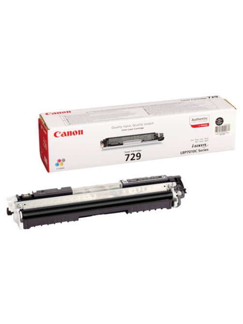 Картридж лазерный CANON (729BK) LBP7010C/7018C, черный, ресурс 1200 страниц, оригинальный, 4370b002