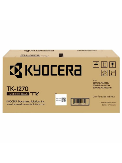 Тонер-картридж KYOCERA (TK-1270) ECOSYS MA4000x/MA4000fx/MA4000wifx, ресурс 10000 стр., оригинальный, 1T0C140NL0