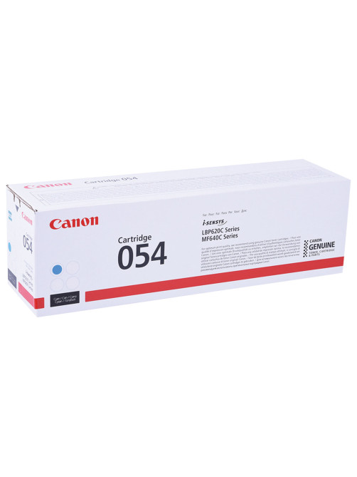 Картридж лазерный CANON (054C) для i-SENSYS LBP621Cw/MF641Cw/645Cx, голубой, ресурс 1200 страниц, оригинальный, 3023C002