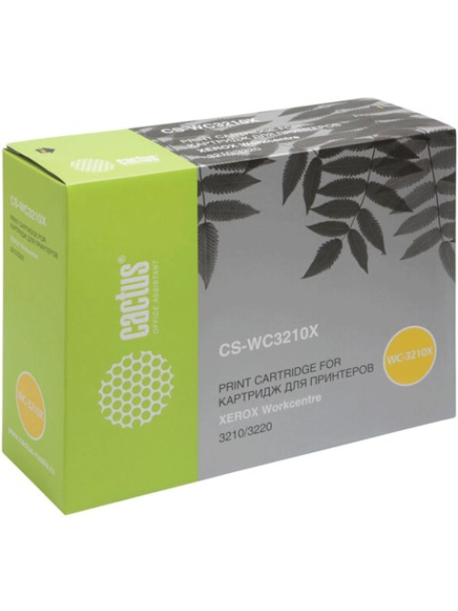 Картридж лазерный CACTUS (CS-WC3210X) для XEROX WC3210/3220, ресурс 4100 стр.