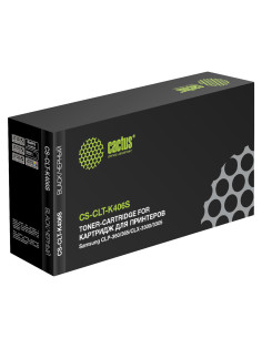 Картридж лазерный CACTUS (CS-CLT-K406S) для SAMSUNG CLP-365/365W, черный, ресурс 1500 стр.