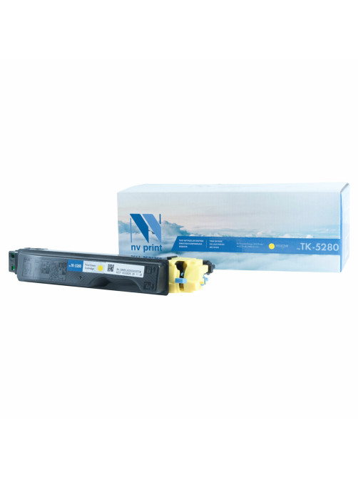 Картридж лазерный NV PRINT (NV-TK-5280Y) для Kyocera Ecosys P6235/M6235/M6635, желтый, ресурс 11000 страниц