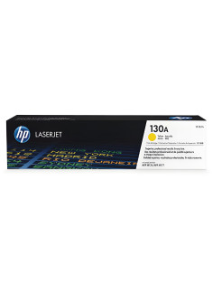 Картридж лазерный HP (CF352A) ColorLaserJet M176n/M177fw, №130A, желтый, оригинальный, ресурс 1000 страниц