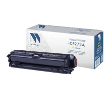 Картридж лазерный NV PRINT (NV-CE272A) для HP CP5525dn/CP5525n/M750dn/M750n, желтый, ресурс 15000 страниц