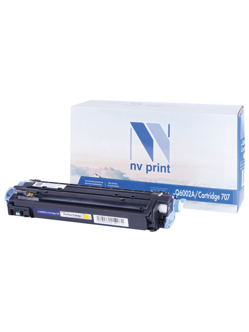 Картридж лазерный NV PRINT (NV-Q6002A) для HP ColorLaserJet CM1015/2600, желтый, ресурс 2000 стр.